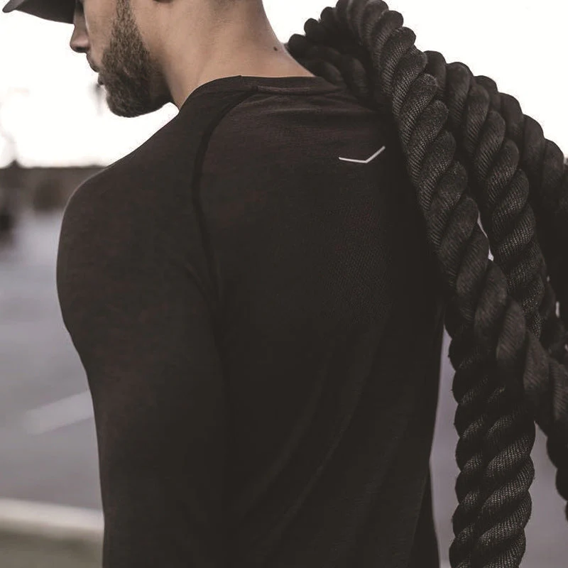 Long sleeve and short sleeve sportswear men's shirt - Image 5