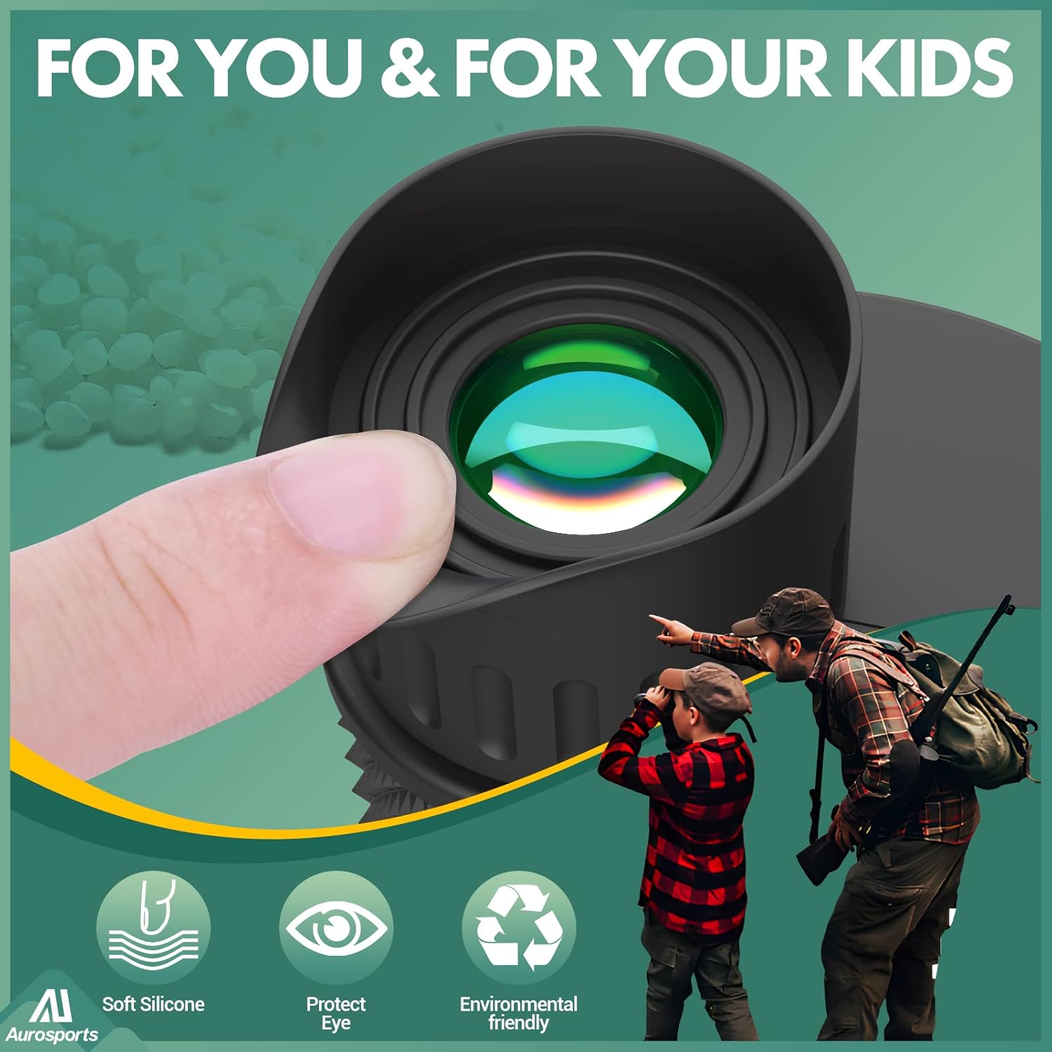 Large view 10x25 compact binoculars - Image 9