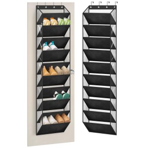 Over-the-door shoe organizer