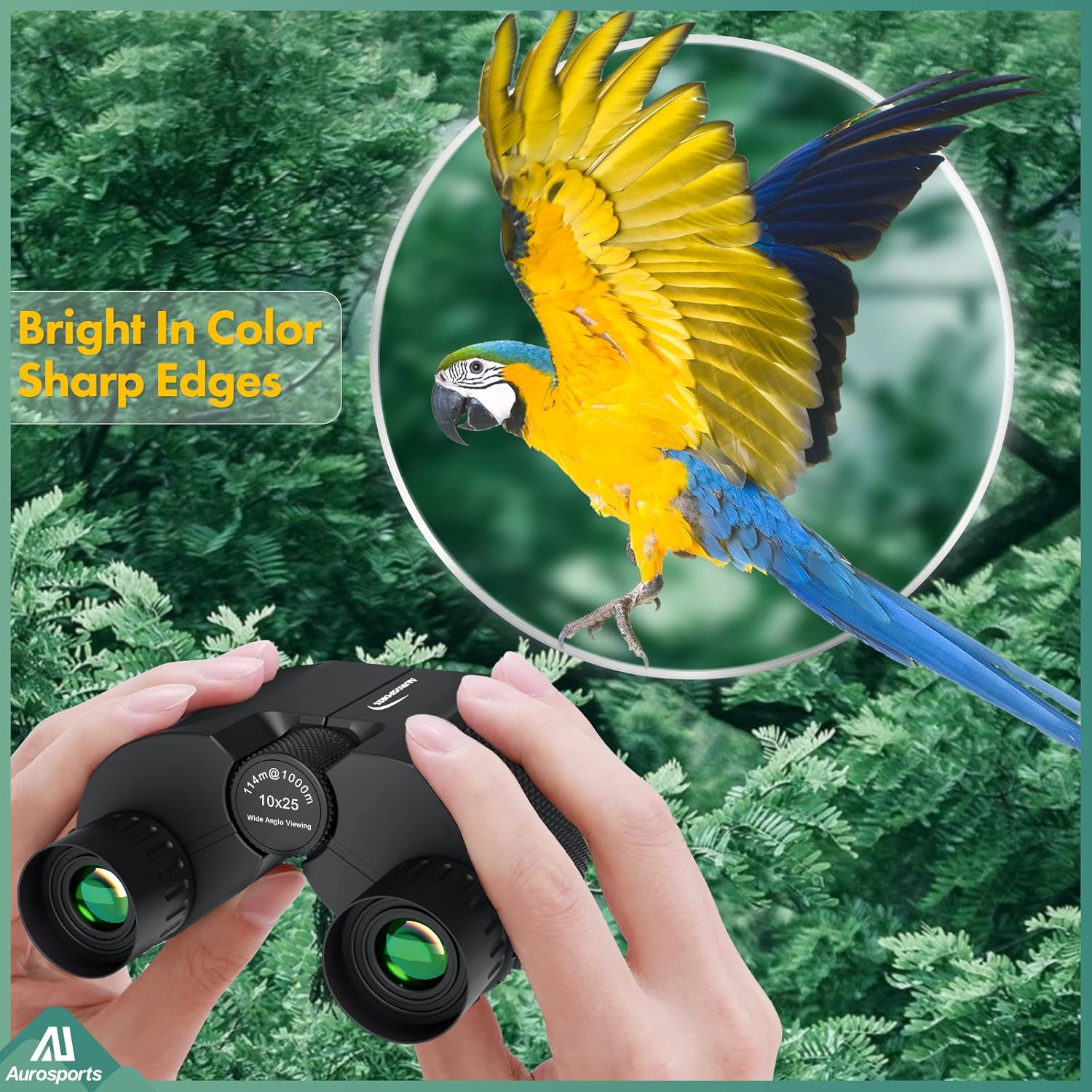 Large view 10x25 compact binoculars - Image 8