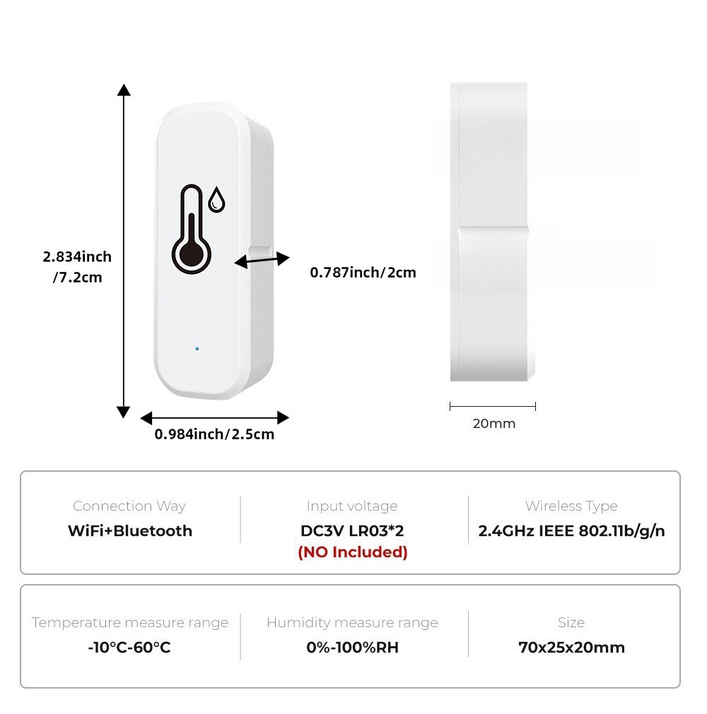 Smart WiFi digital temperature and humidity sensor - Image 19
