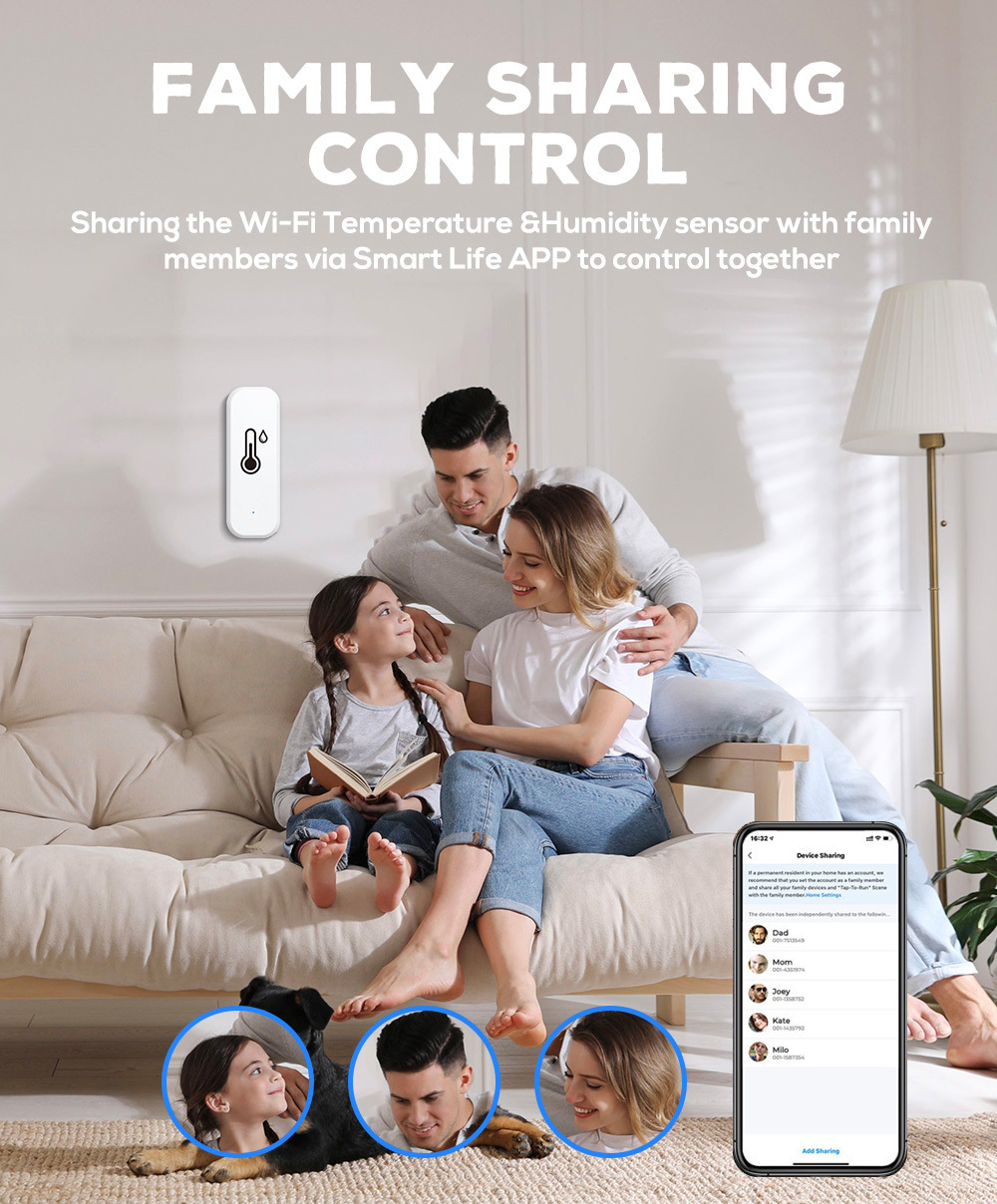 Smart WiFi digital temperature and humidity sensor - Image 7