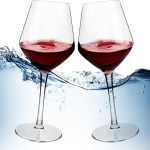 Tritan plastic shatterproof stemmed wine glasses