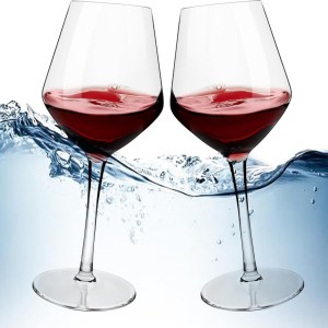 Tritan plastic unbreakable stemmed wine glasses