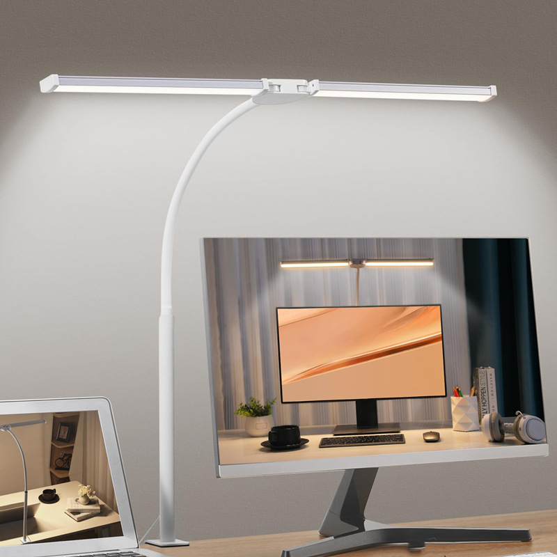 Double head long neck LED desk lamp - Image 6