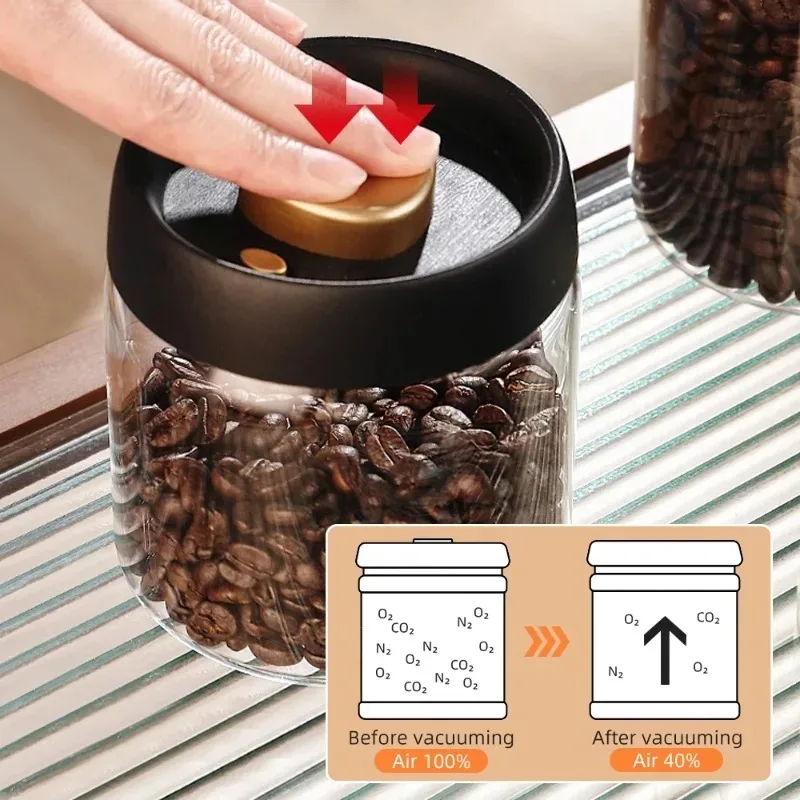 Vacuum-sealed glass storage jar - Image 10