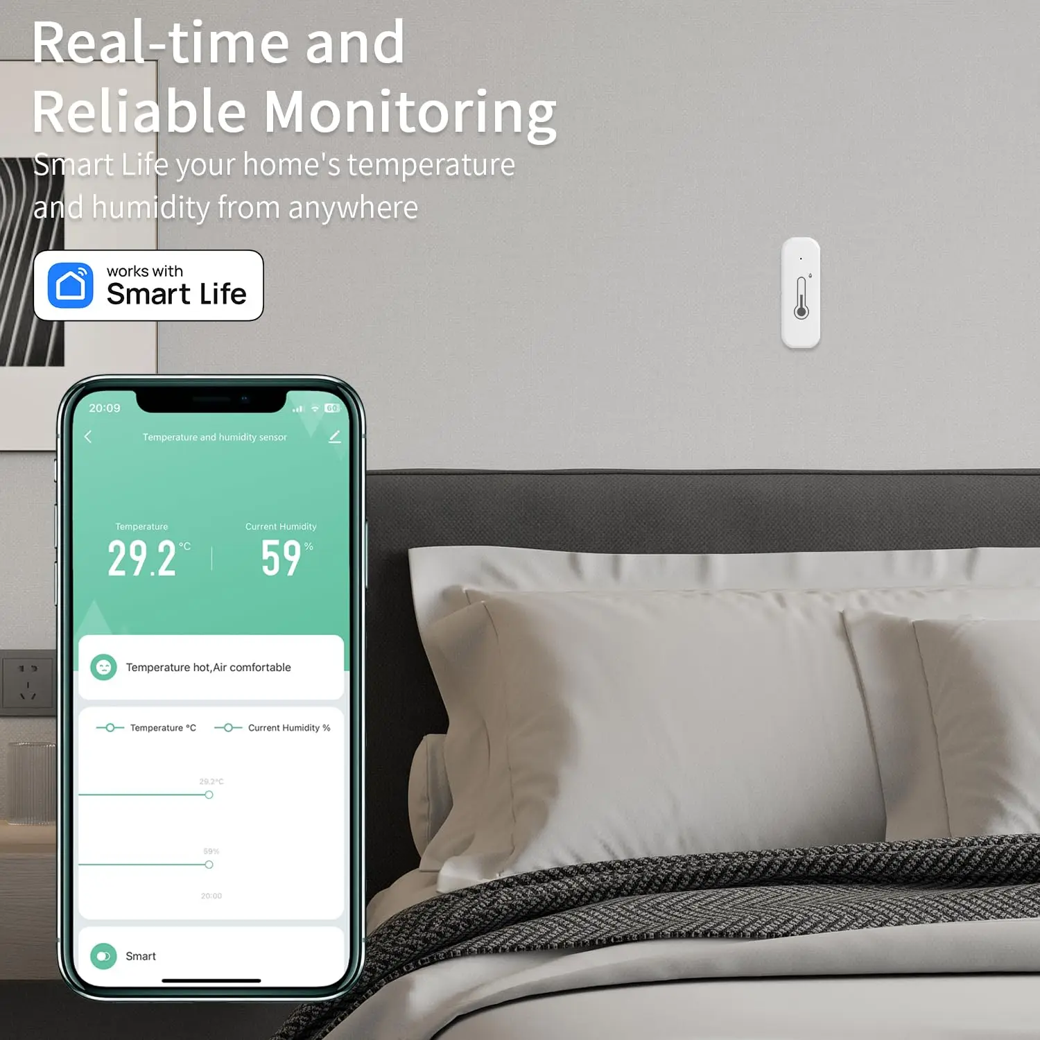 Smart WiFi digital temperature and humidity sensor - Image 15