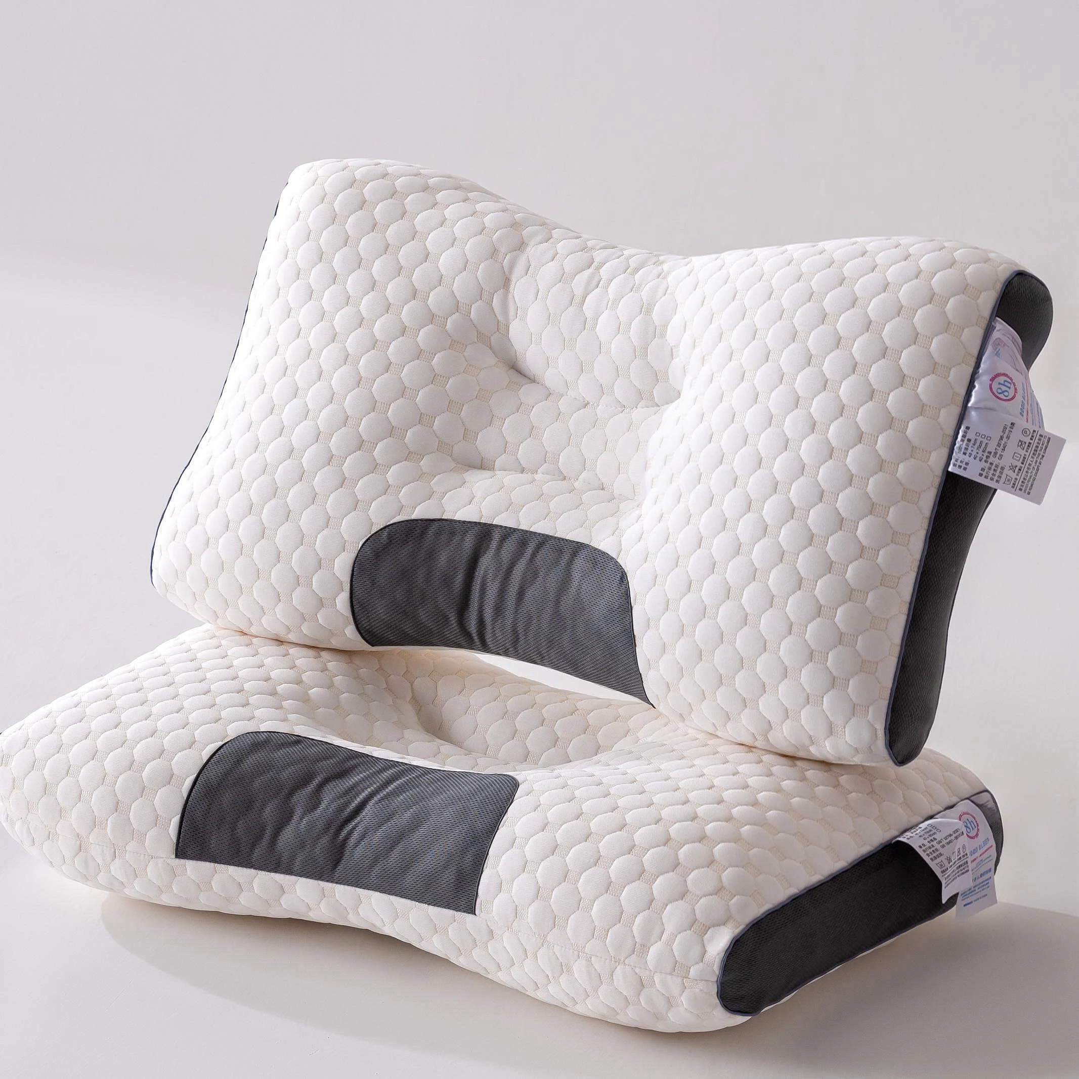 Ergonomic cervical neck support pillow