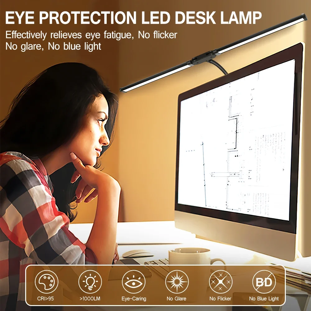 Double head long neck LED desk lamp - Image 16