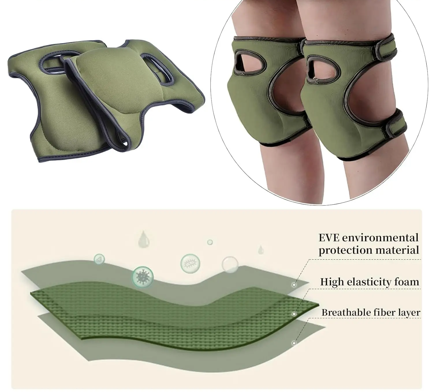 Multi-purpose adjustable protective knee pads - Image 13