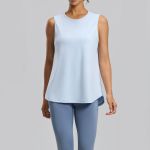 Round neck active-wear women's top