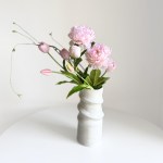 Peony and tulips spring bouquet