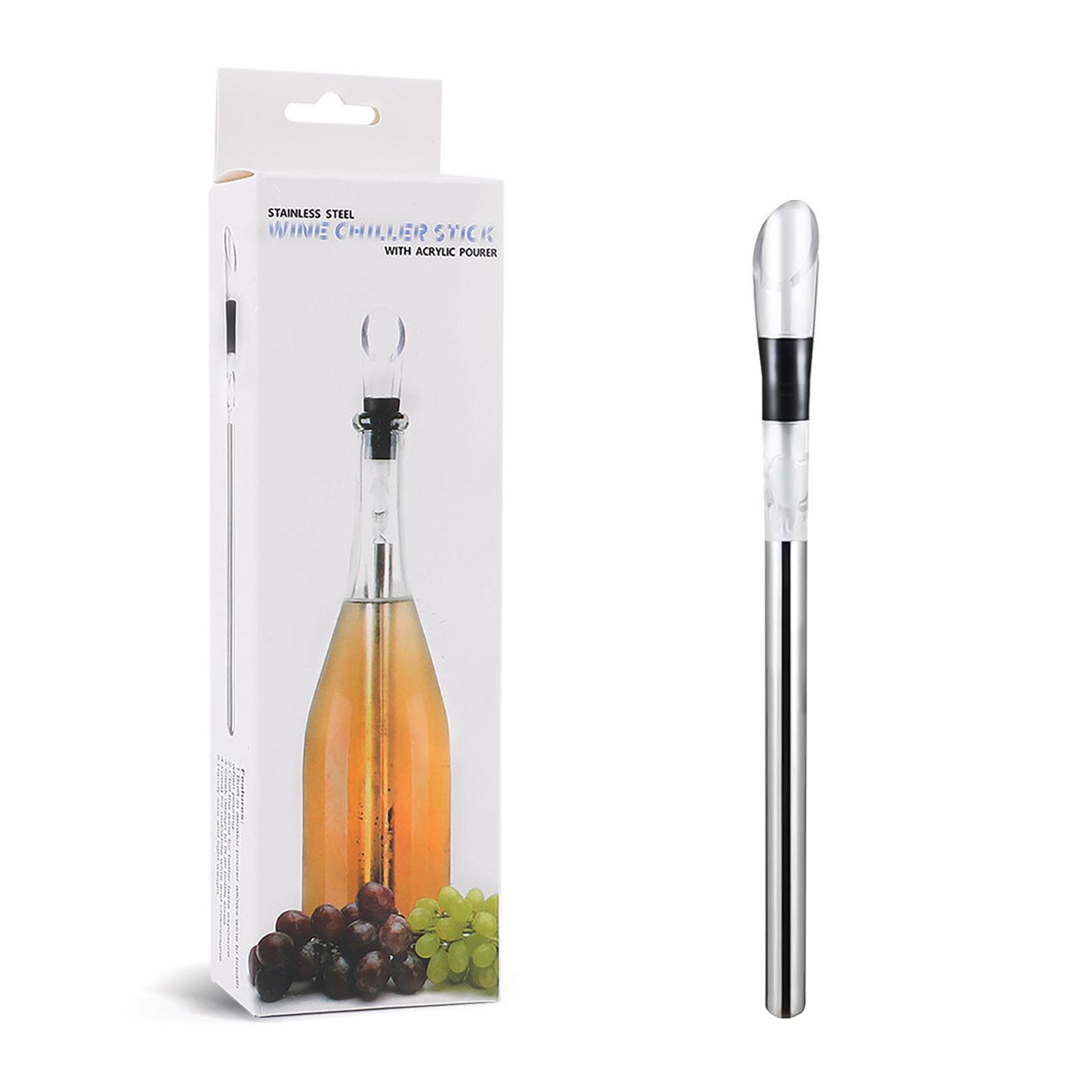 Wine chiller stick and aerator pourer device - Image 3