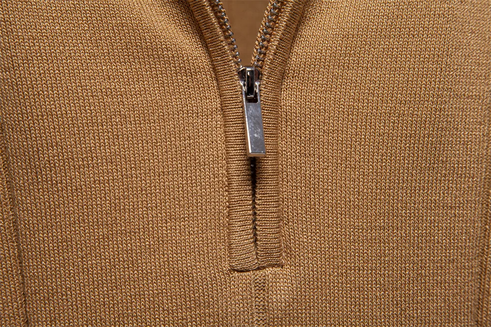 Formal men's textured polo shirt - Image 20