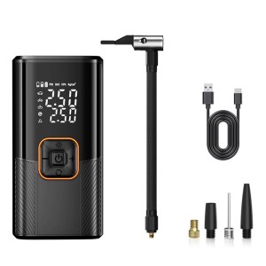 Portable wireless car tire pump
