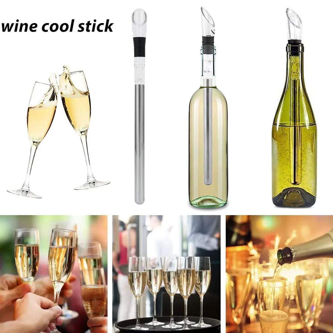 Wine chiller stick and aerator pourer device - Image 7