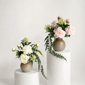 5-stems summer peony bouquet