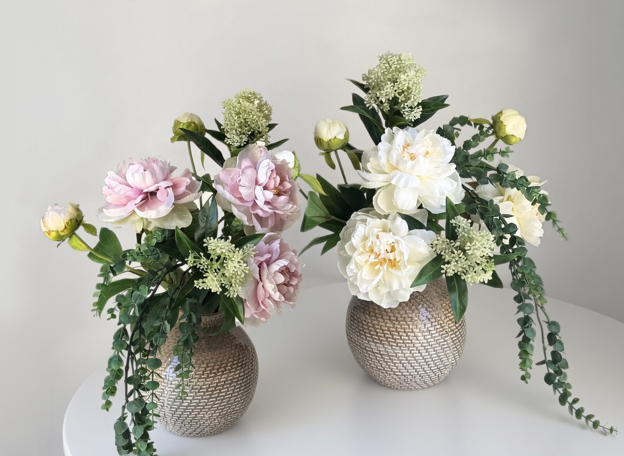 5-stems summer peony bouquet - Image 7