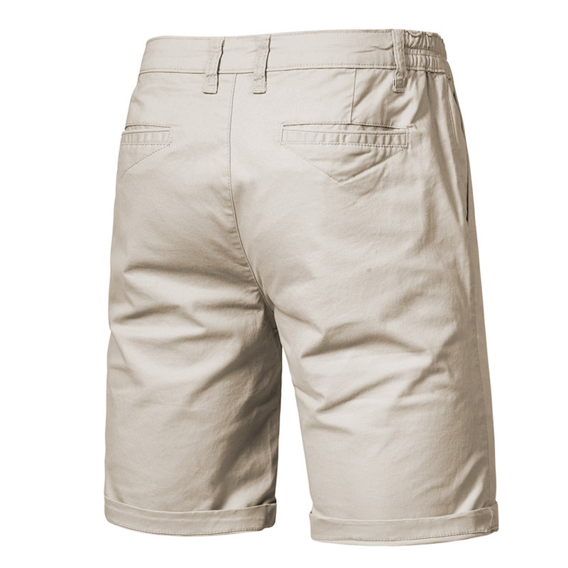 Casual cotton men's chino shorts - Image 12