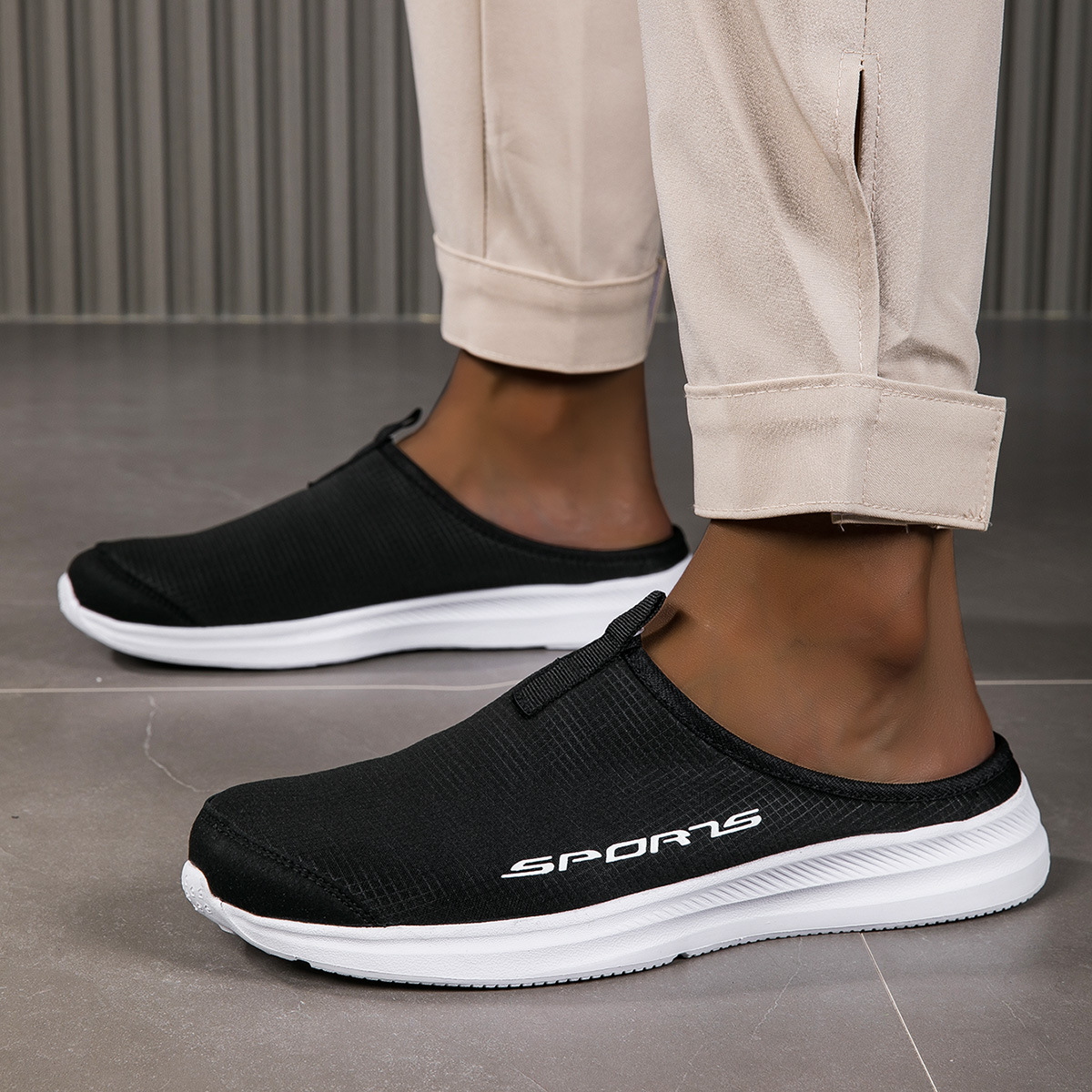Slip-on mesh sport mules - Image 20