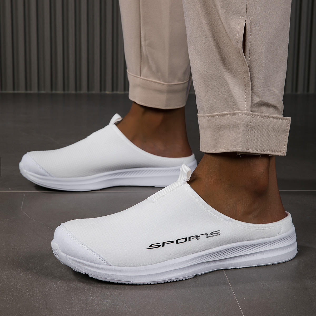 Slip-on mesh sport mules - Image 11