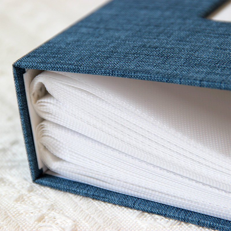 Linen hardcover family photo album - Image 23