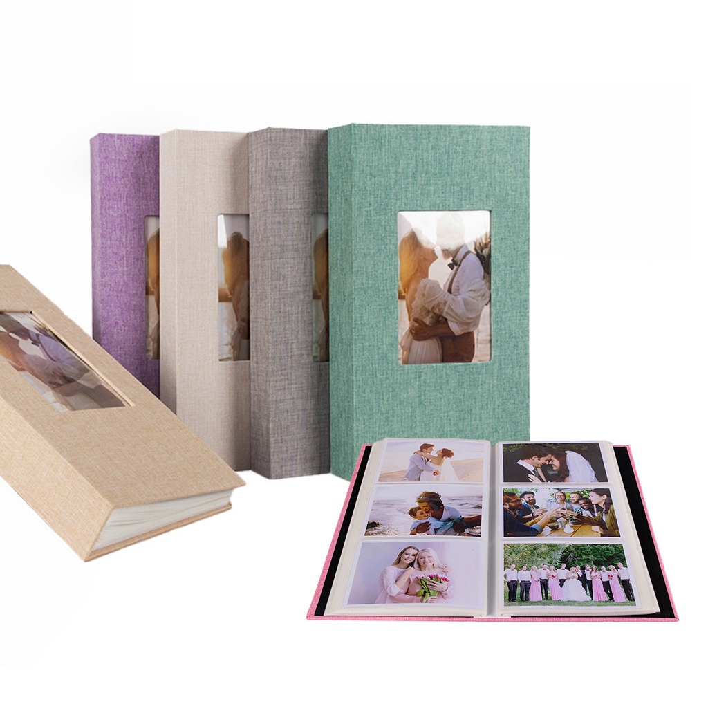 Linen hardcover family photo album