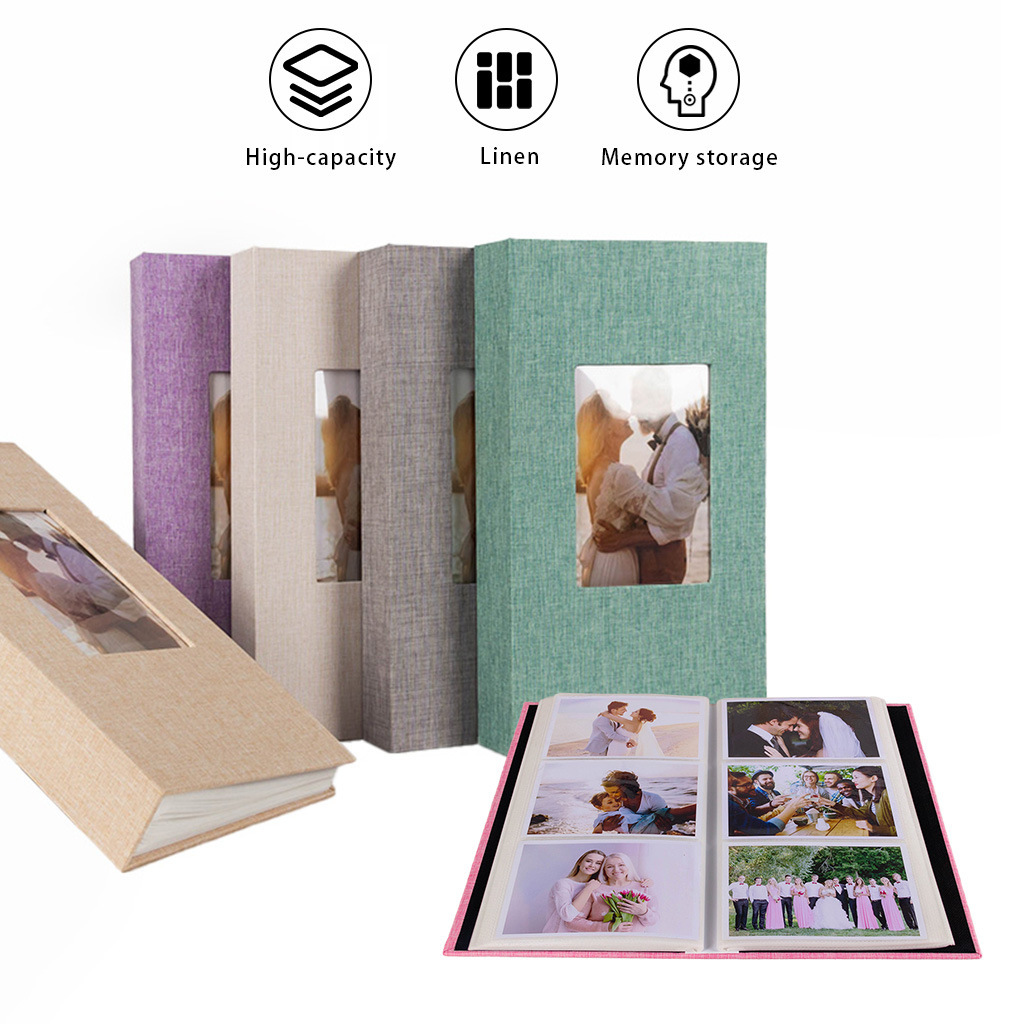 Linen hardcover family photo album - Image 17