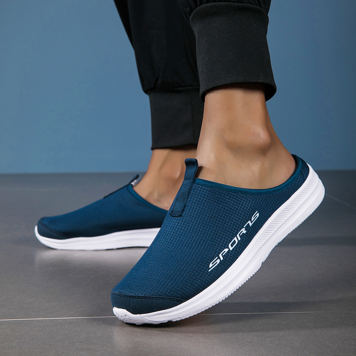 Slip-on mesh sport mules - Image 23