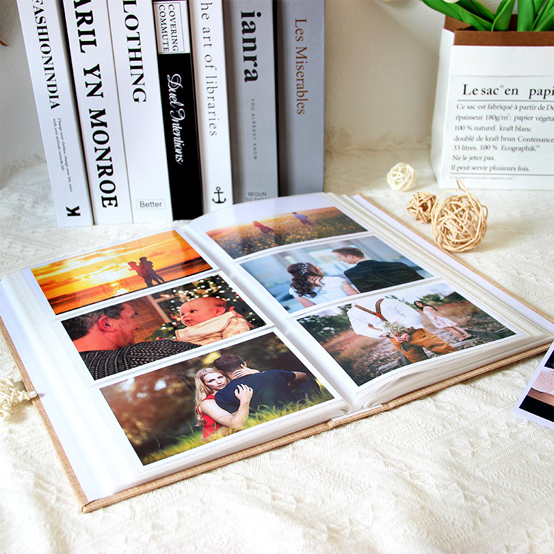 Linen hardcover family photo album - Image 16