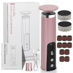 Rechargeable electric foot callus remover kit