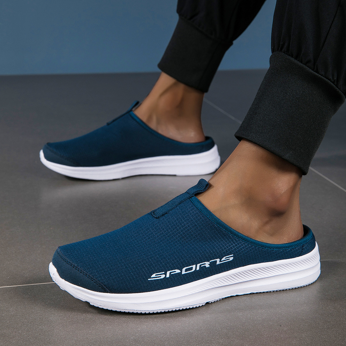 Slip-on mesh sport mules - Image 24
