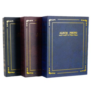 Retro design PU leather cover family photo album