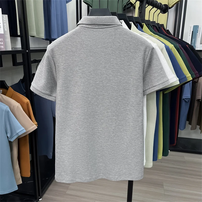 100% cotton men's polo shirt - Image 16