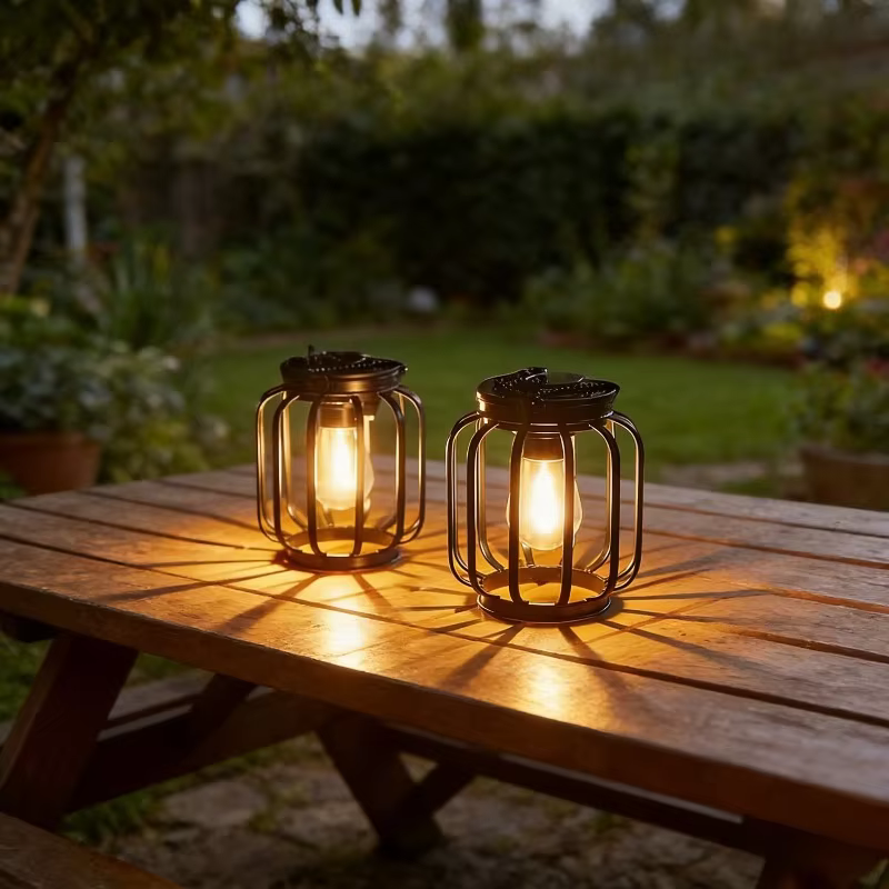 Outdoor solar-powered hanging lantern light - Image 4
