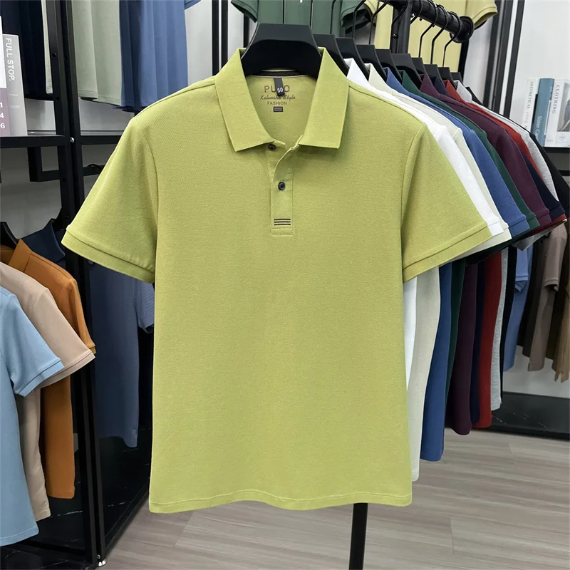 100% cotton men's polo shirt - Image 12