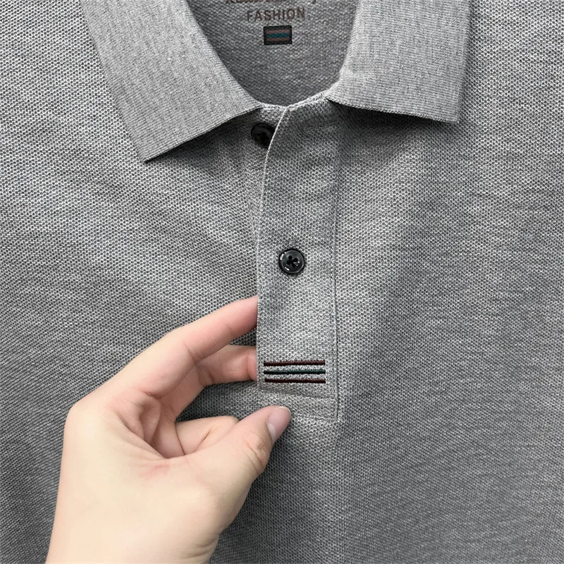100% cotton men's polo shirt - Image 17