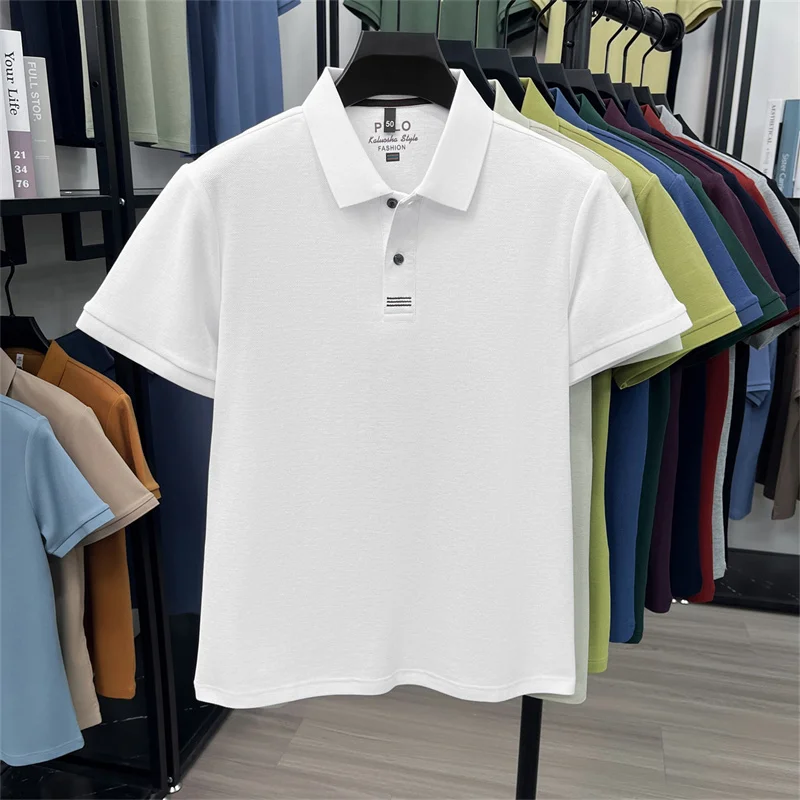 100% cotton men's polo shirt - Image 13