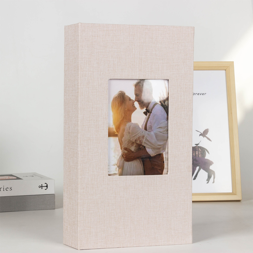 Linen hardcover family photo album - Image 2
