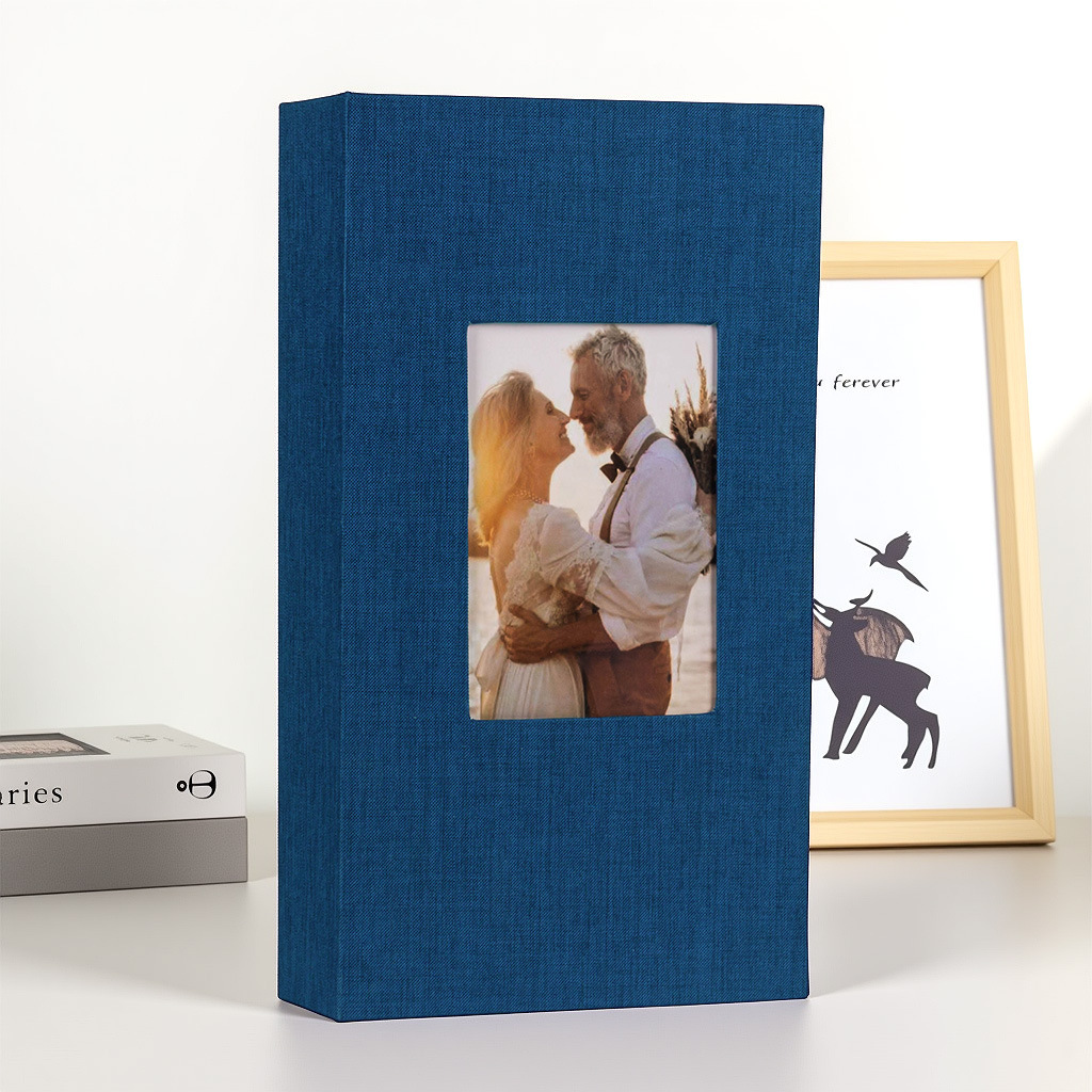 Linen hardcover family photo album - Image 4