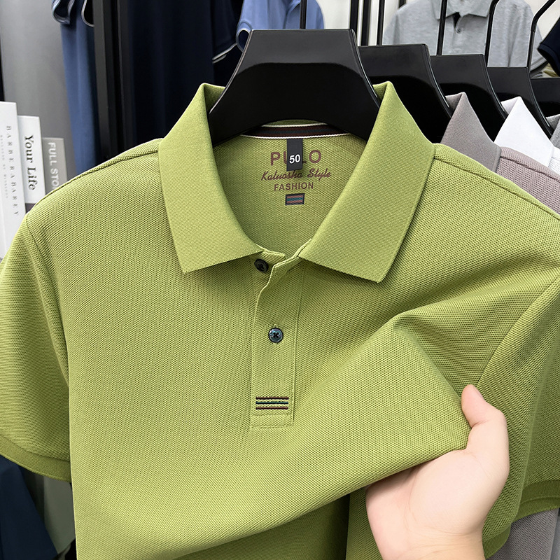 100% cotton men's polo shirt - Image 6