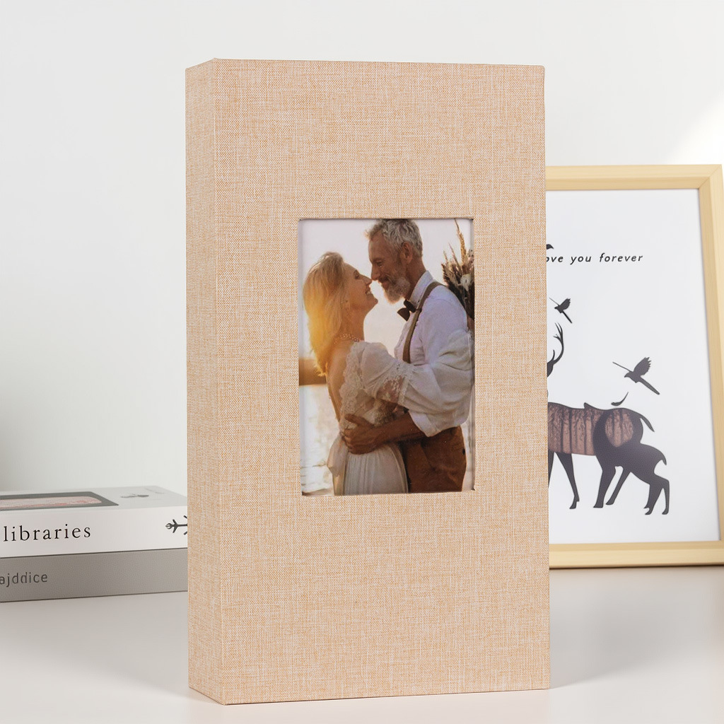 Linen hardcover family photo album - Image 5