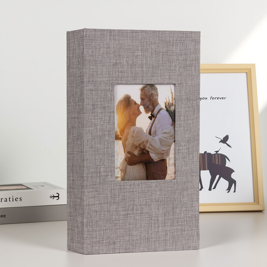 Linen hardcover family photo album - Image 8