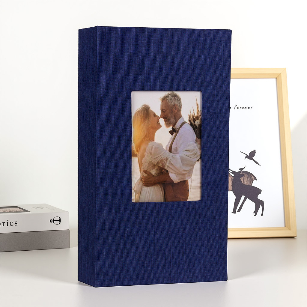 Linen hardcover family photo album - Image 10