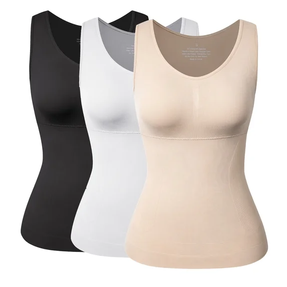 Slimming shapewear tank tops 3-pack - Image 2
