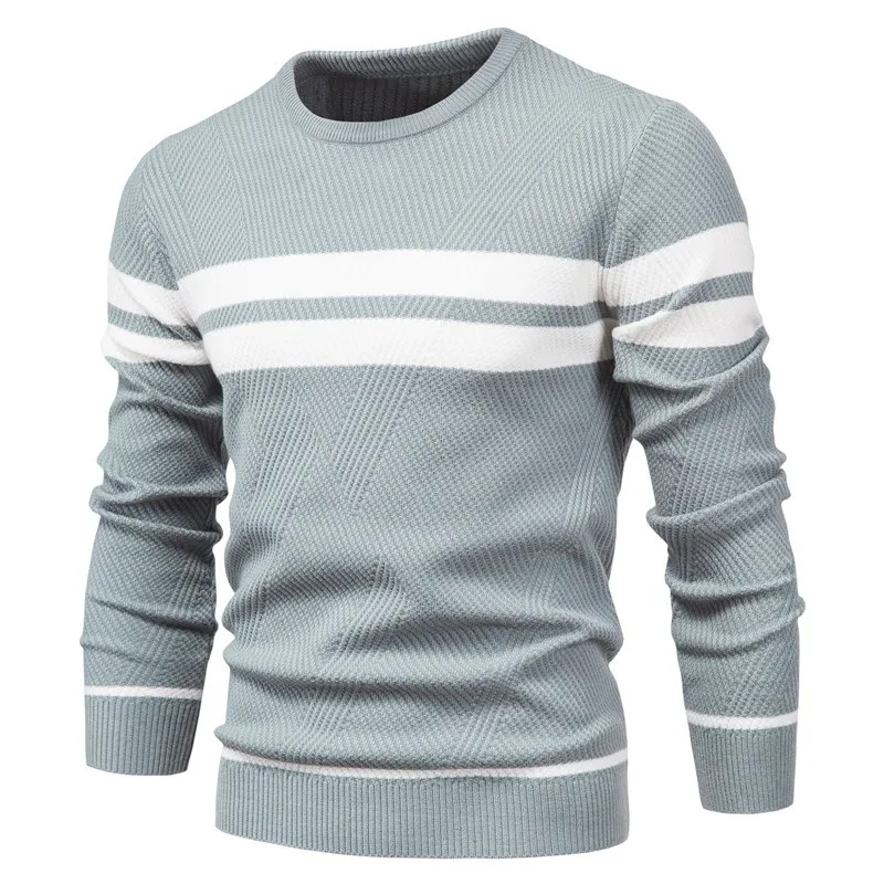 Casual crewneck men's sweater