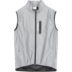 High visibility reflective men's running vest