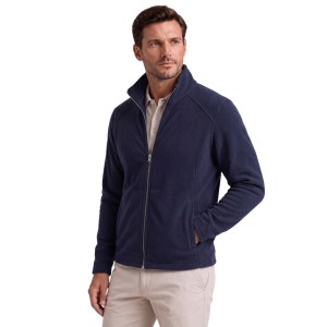 Full-zip men's fleece jacket