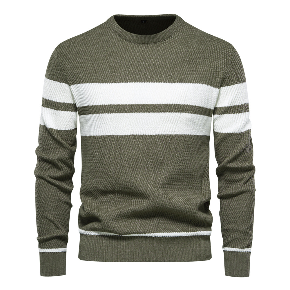 Casual crewneck men's sweater - Image 2
