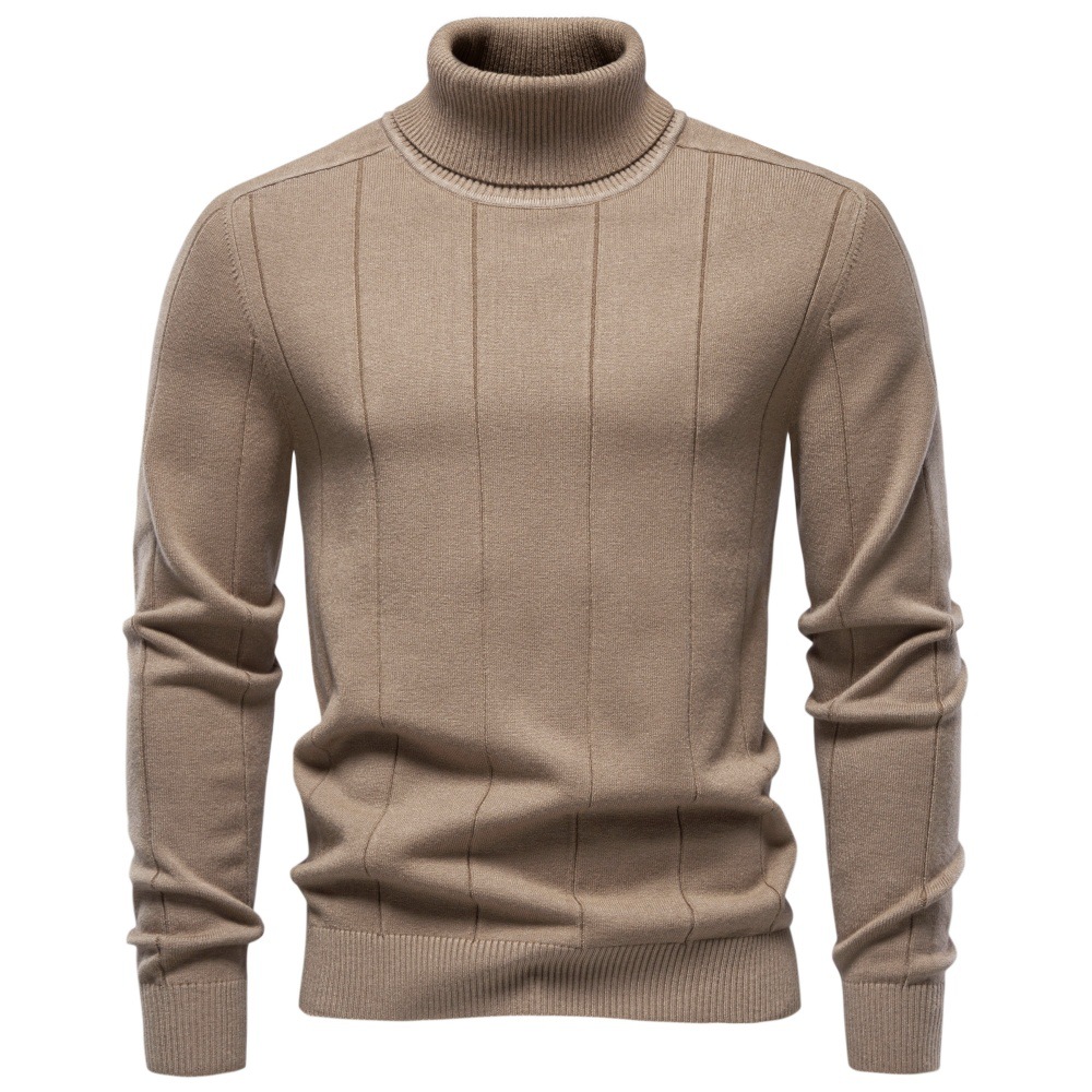 Slim fit men's turtleneck sweater - Image 7